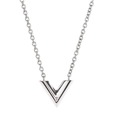 louis vuitton necklace two tone|louis vuitton lv necklace dupe.